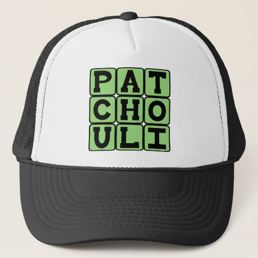 Patchouli, Hippie Oil Truckerkappe (Vorderseite)
