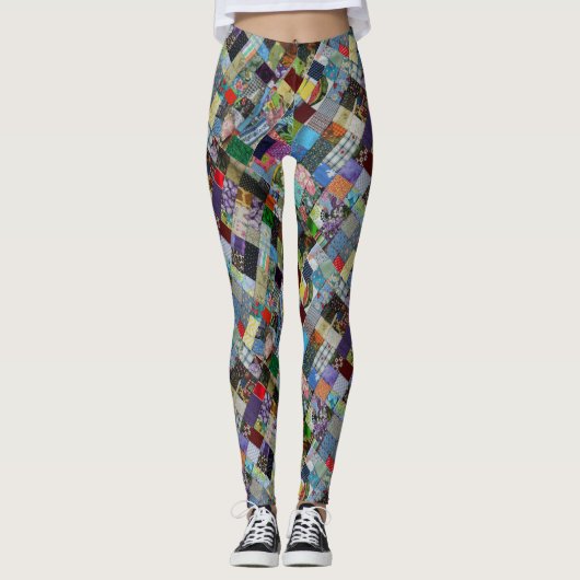PATCHWORK-10-D LEGGINGS (Vorderseite)