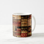 Patchwork afrikanischer Muster grunge Printhinterg Kaffeetasse (VorderseiteRechts)
