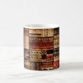 Patchwork afrikanischer Muster grunge Printhinterg Kaffeetasse (Mittel)