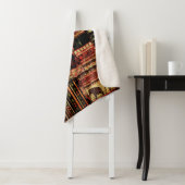 Patchwork afrikanischer Muster grunge Printhinterg Sherpadecke (Beispiel)