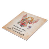 Patchwork Angel Fairy Keramik Tile Fliese (Seite)