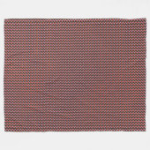 Patchwork Antigua und Barbuda Flag Muster Fleecedecke (Vorderseite (Horizontal))