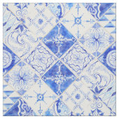 Patchwork-Aquarell-Fliesen-modernes Bauernhaus Stoff (Muster)