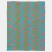 Patchwork Aserbaidschan-Flaggenmuster Fleecedecke (Vorderseite)