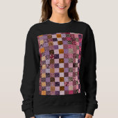 Patchwork-Ästhetik-Sweatshirt Sweatshirt (Vorderseite)