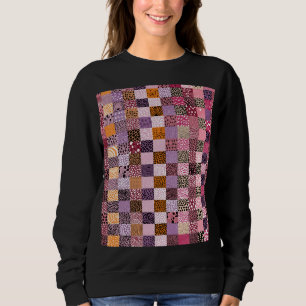 Patchwork-Ästhetik-Sweatshirt Sweatshirt