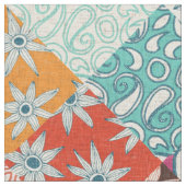 Patchwork aus Sarilmak Stoff (Nahaufnahme)