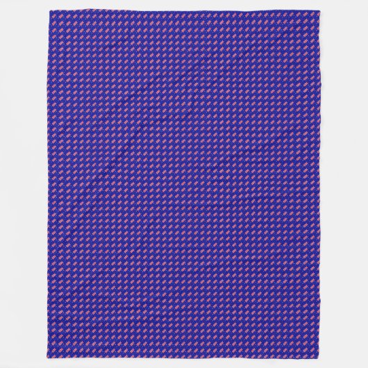 Patchwork Australia Flag Pattern Fleecedecke (Vorderseite)
