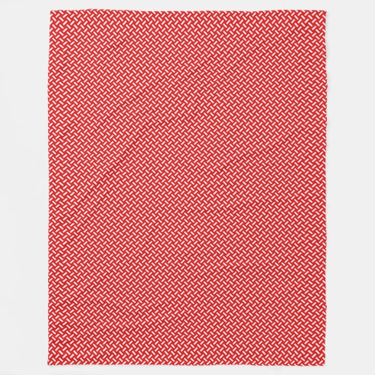 Patchwork Austria Flag Pattern Fleecedecke (Vorderseite)