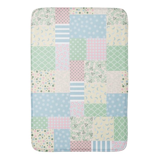 Patchwork Badematte (Vorderseite Vertikal)