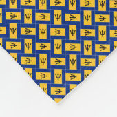 Patchwork Barbados Flag Muster Fleecedecke (Ecke)