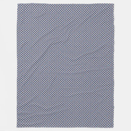 Patchwork Belize Flag Muster Fleecedecke