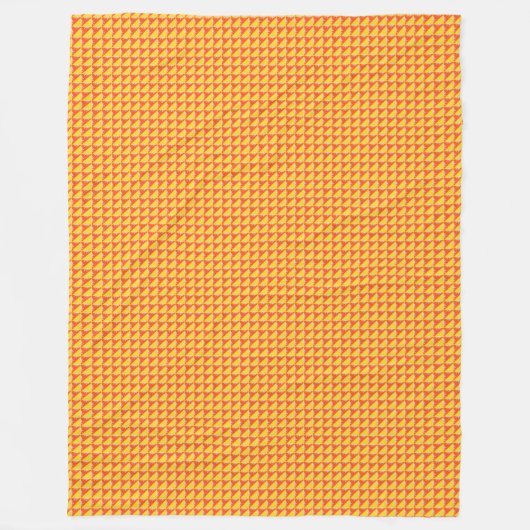 Patchwork-Bhutan-Flag-Muster Fleecedecke (Vorderseite)