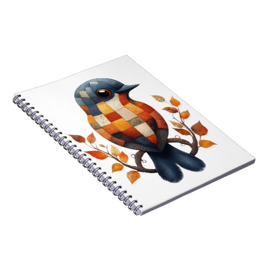 Patchwork-Bird-Notebook Notizblock (Rechte Seite)