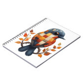 Patchwork-Bird-Notebook Notizblock (Linke Seite)
