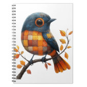 Patchwork-Bird-Notebook Notizblock (Vorderseite)