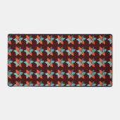 Patchwork-Blume Schreibtischunterlage (Vorderseite)