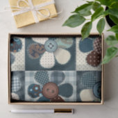 Patchwork-Blume Seidenpapier (Geschenk)