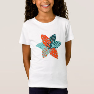 Patchwork Blume Summer Kids Girls T-Shirt