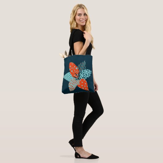 Patchwork-Blume Tasche (Am Model)