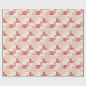 Patchwork Blumen: Handgezeichnete Ornamente. Geschenkpapier (Flach)