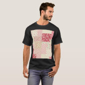 Patchwork Blumen: Handgezeichnete Ornamente. T-Shirt (Vorne ganz)
