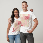 Patchwork Blumen: Handgezeichnete Ornamente. T-Shirt (Unisex)
