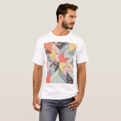 Patchwork-Blumen: Vintage-Ornament T-Shirt (Vorne ganz)