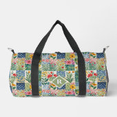 Patchwork Blumengarten Hübsch Duffle Bag (Vorderseite)