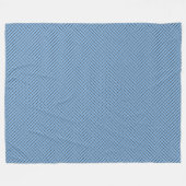 Patchwork Botswana Flaggenmuster Fleecedecke (Vorderseite (Horizontal))