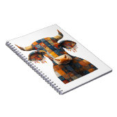 Patchwork Bull Notebook Notizblock (Rechte Seite)