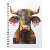Patchwork Bull Notebook Notizblock (Vorderseite)