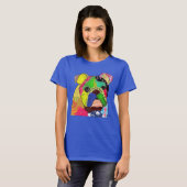 Patchwork Bulldog T-Shirt (Vorne ganz)