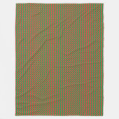 Patchwork Burkina Faso Flaggenmuster Fleecedecke (Vorderseite)