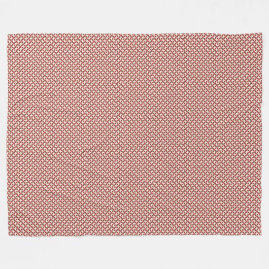 Patchwork Burundi Flag Muster Fleecedecke (Vorderseite (Horizontal))