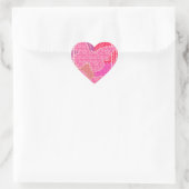 Patchwork Butterflies Herzkleber Herz-Aufkleber (Tasche)