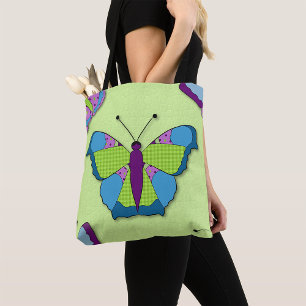 Patchwork Butterfly Tasche