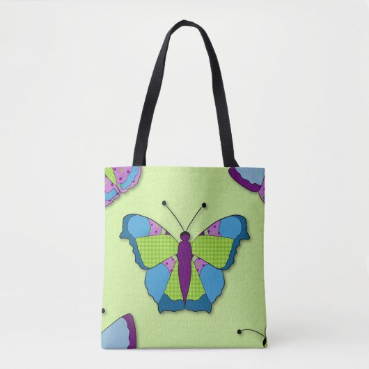 Patchwork Butterfly Tasche (Vorderseite)
