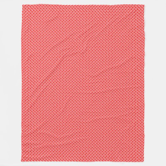 Patchwork Canada Flag Pattern Fleecedecke (Vorderseite)