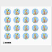 Patchwork Cat Sticker (Blatt)