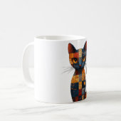 Patchwork Cat-Tasse Kaffeetasse (Vorderseite Links)