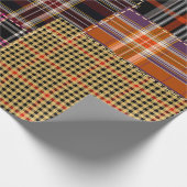 patchwork chercks pattern, tartan design, surface geschenkpapier (Ecke)