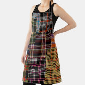 patchwork chercks pattern, tartan design, surface schürze (InSitu)