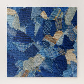 Patchwork Chic: Stoffmuster-Fun Puzzle (Vertikal)