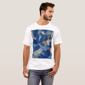 Patchwork Chic: Stoffmuster-Fun T-Shirt (Vorne ganz)