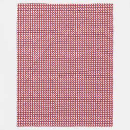 Patchwork-Chile-Flag-Muster Fleecedecke