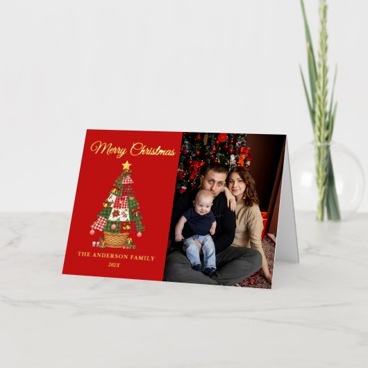 Patchwork Christmas Tree Foto (Vorderseite)