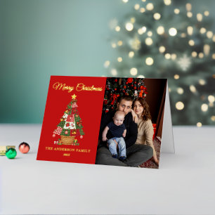 Patchwork Christmas Tree Foto