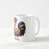 Patchwork Cockerel Tasse (VorderseiteRechts)